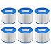 Goplus 6 Pack Pool Filter Replacement Cartridge, Type VI Spa Filter Pump Compatible with Most Massage Pool, Swimming Pool, Above Ground Pool, Hot Tub Spa