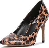 Dessus en cuir synthétique Vince Camuto Femme Savilla Escarpins, Imprimé léopard, 36 EU