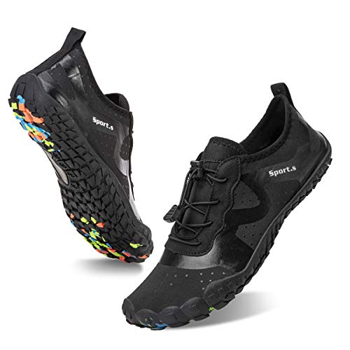 Image of Water Shoes for Men Barefoot Quick-Dry Aqua Sock Outdoor Athletic Sport Shoes for Kayaking, Boating, Hiking, Surfing, Walking