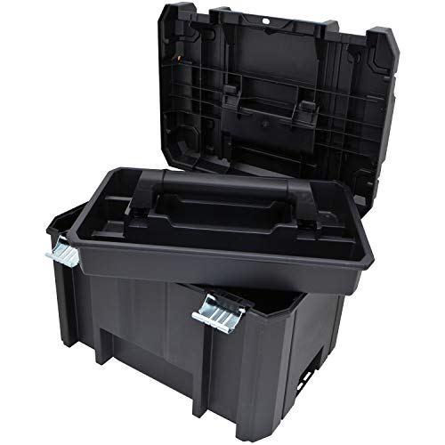 Dewalt FBA_DWST17806 Tstak Tool Box, Extra Large Design, Removable Tray For Easy Access To Tools, Water And Debris Resistant thumb #1