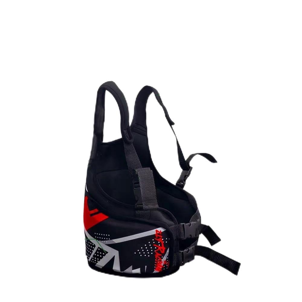 pistro Kinder-Kart-Brustschutz, verstellbare Träger, Mehrzweck-Rippenschutzweste, für Kinder von 6–10 Jahren