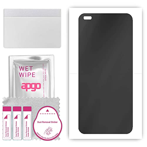apgo Protector de pantalla de privacidad Hydrogel para Oppo Reno4 Lite, anti espía, película de hidrogel, con capa de posicionamiento de fácil instalación.