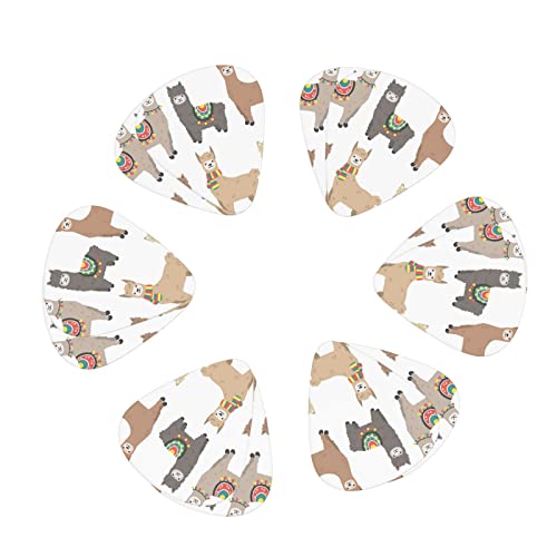 Lot de 12 médiators de guitare en lama et alpaga – Tendance et durable – Dans une boîte pour ukulélé guitare électrique basse - Les Beatles, Paul McCartney, John Lennon, RIngo Starr, George Harrison Lot de 12 médiators de guitare en lama et alpaga - Tendance et durable - Dans une boîte pour ukulélé guitare électrique basse – Image 3
