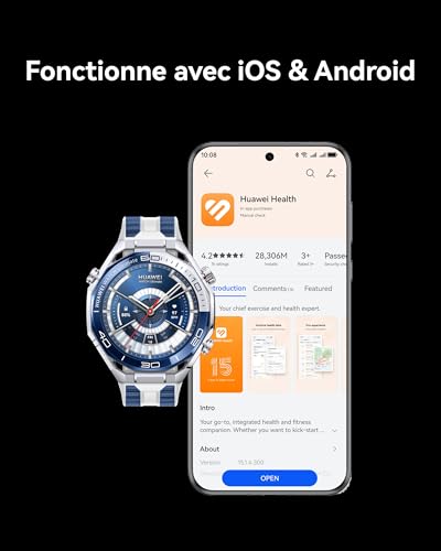 HUAWEI Watch Ultimate 2 eSIM Bluetooth GPS 46mm Résistance Eau SpO2 ECG - vue 8