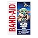 BAND-AID Brand Adhesive Bandages for Minor Cuts & Scrapes, Wound Care Featuring Star Wars: The Mandalorian and GROGU™ Characters for Kids and Toddlers, Assorted Sizes 20 ct