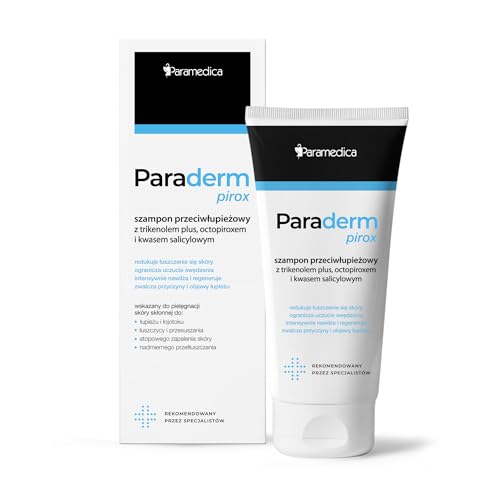 Paraderm Pirox – Anti Schuppen Shampoo mit Trikenol Plus, Octopirox & Salicylsäure – Antischuppenshampoo gegen Schuppen, Schuppenflechte & fettige Kopfhaut – 150g