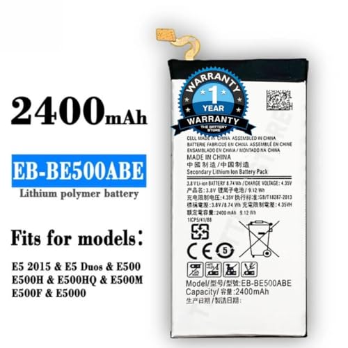 Image of THE BATTERY STORE Original EB-BE500ABE Battery for Samsung E5 E500 E500H E500F Battery with 1 Year Warranty**** (Q229)