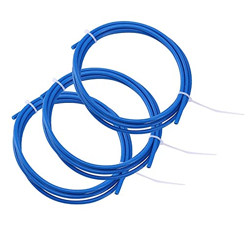 Lysee 3D Printer Parts & Accessories - 3 Pieces of PTFE Tube PTFE Tube (1.5M) 1.75mm Filament with Tube Cutter, 6 Pieces of PC4-M10 Accessories - (Color: Blue)