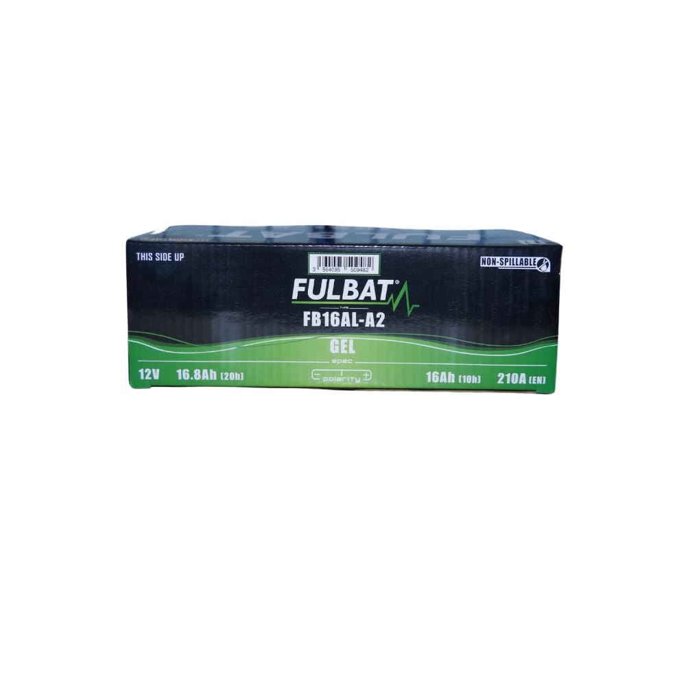 Fubat FB16AL-A2 – Batería de moto de gel FULBAT FB16AL-A2 12 V 16,8AH 210 A