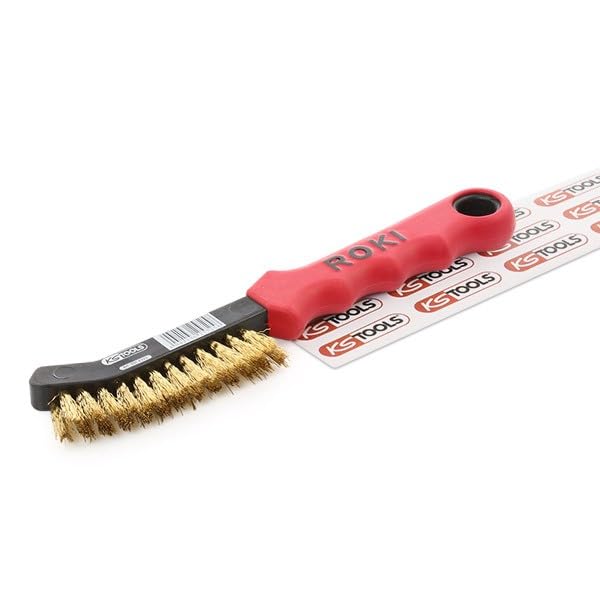 KS Tools 201.2320 Staaldraad-remklauw-staalborstel 2 rijen