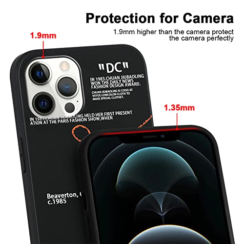 2 Pack Cool Phone Case For Iphone 13 Pro Case 6.1",Fashion Sports Shoes Brand Pattern Design,Basketball Label Printed Black White Cover For Women Men Boys Girls,Soft Tpu Cases For Iphone13 Pro, 1 #TOP3