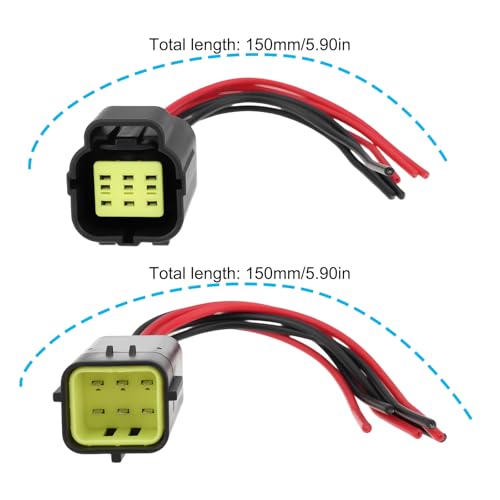 Reparar conector 6 pines 174264-2 fallo eléctrico Sagitar cable 15 cm 4