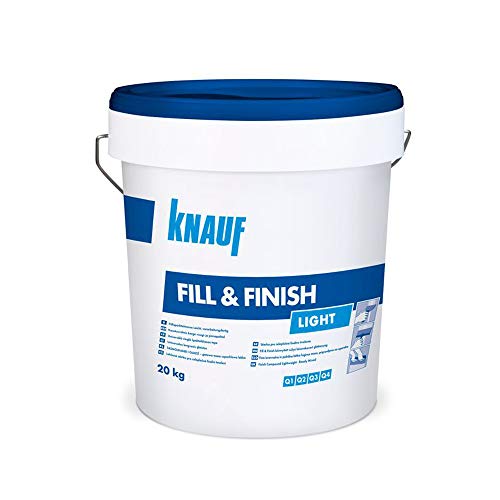 Knauf Fill & Finish Light 20 kg - Fugenverspachtelung - Sauberer Übergang auf null - Sehr leicht zu schleifen