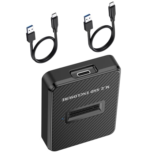 Adaptador M.2 SSD a USB-C 10Gbps para NVMe y SATA hasta 8TB miniatura 1