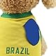 Hunde-Fußballtrikot, Hunde-WM-T-Shirt, Haustier-Fußballtrikot, Sport-Fußball-Nationalmannschaftsweste, Haustier-T-Shirts Katze Sommer Coole Kleidung Für Kleine, Mittelgroße Und Große Hunde(XL-Gelb)
