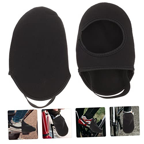 1 par de fundas para la punta del calzado de ciclismo para exteriores, fundas térmicas impermeables y resistentes al desgaste para hombres y mujeres miniatura 4