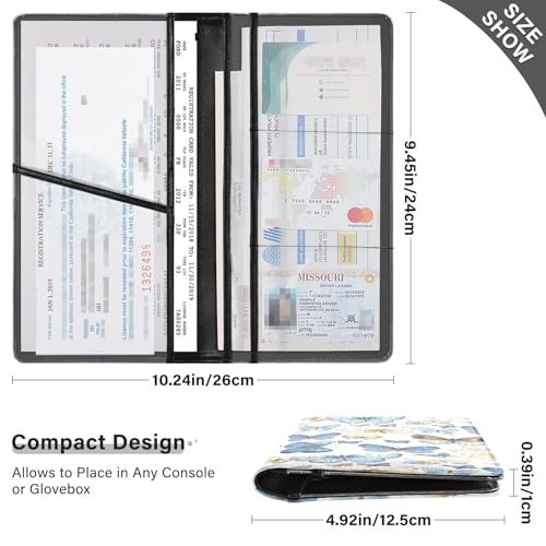 Organizador de Documentos para Auto Piel miniatura 2