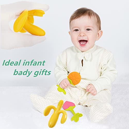 Baby Teething Toys, Freezer Bpa Free Silicone Baby Teether Chew Toys, Baby Gifts For Girls Boys- Newborn Infant Toys #TOP3
