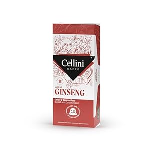 Capsules Café Ginseng Compatibles Nespresso Cellini - 100 Pièces