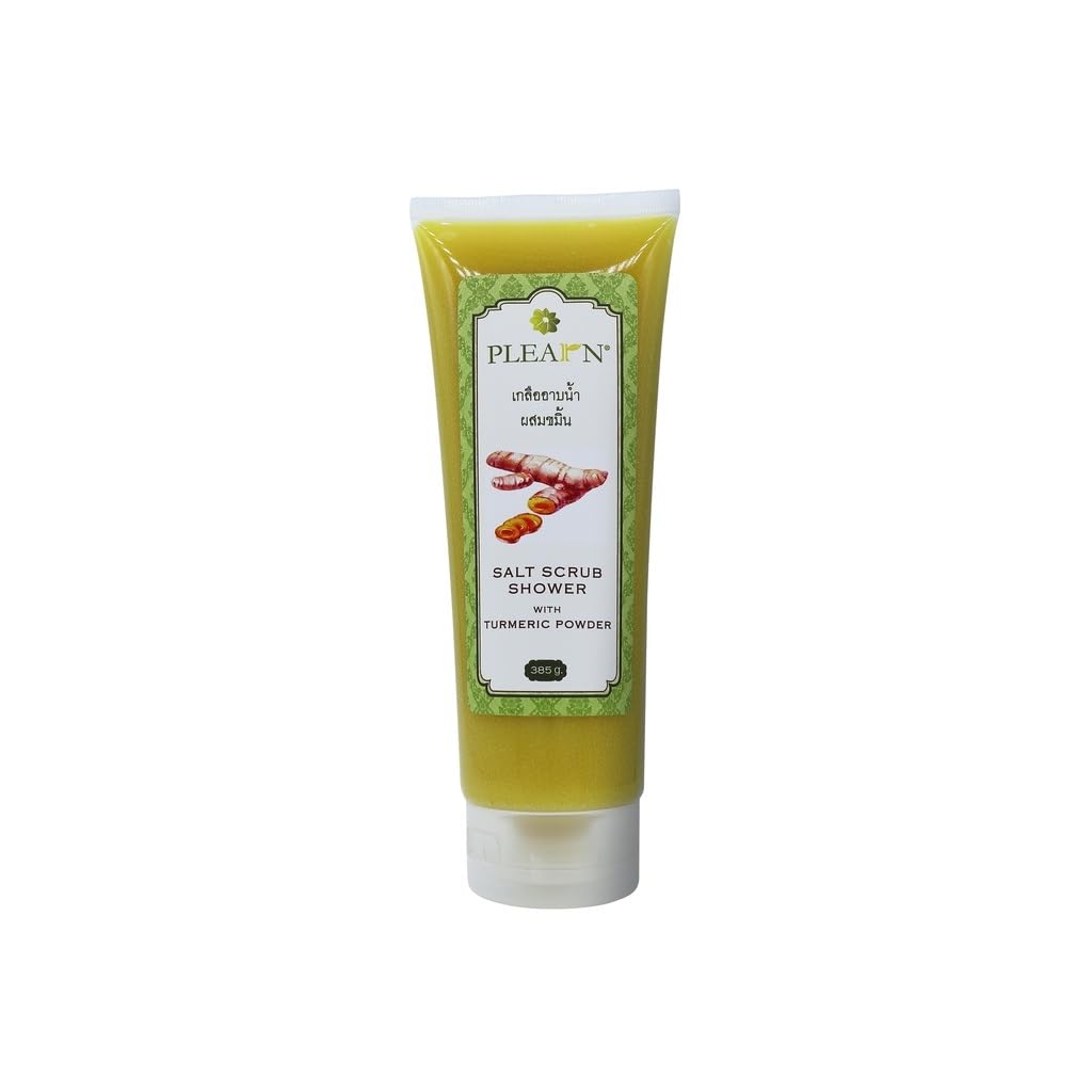 PLEARN Salt Scrub Shower With Turmeric Powder (385g)