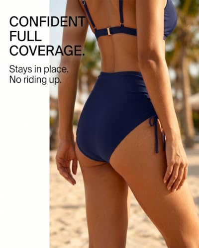 Image of Holipick Women's High Waisted Bikini Bottom