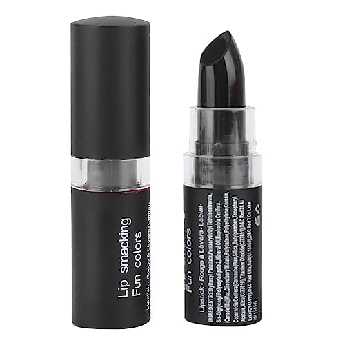 Vampire - Barra de labios mate de larga duración, para mujer, color negro, para Halloween, para fiestas, máscaras, cosplay, Halloween (04# negro)