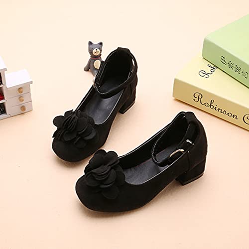 Little Girls Mary Jane Shoes Low Heel Princess Flower Wedding Party Dress Pump Sandals Shoes for Kids4