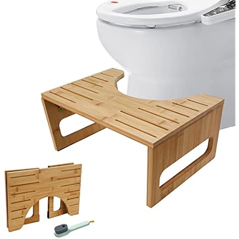 Tabouret de Toilette TECKZOON en Bambou Cover