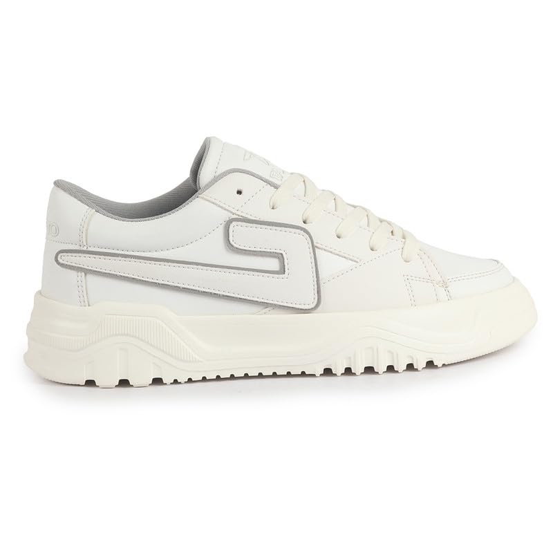 Image of FAUSTO Men's Low Top Chunky Lace-Up Sneaker Shoes|Low Ankle Casual Shoes|All Day Comfortable Sneakers