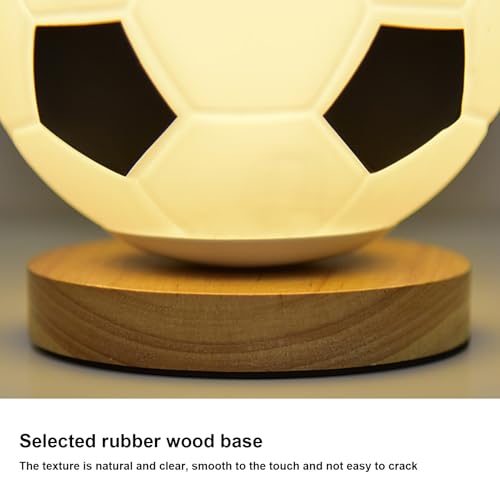 Lampe de table LED créative : veilleuse football à éclairage doux pour dortoir