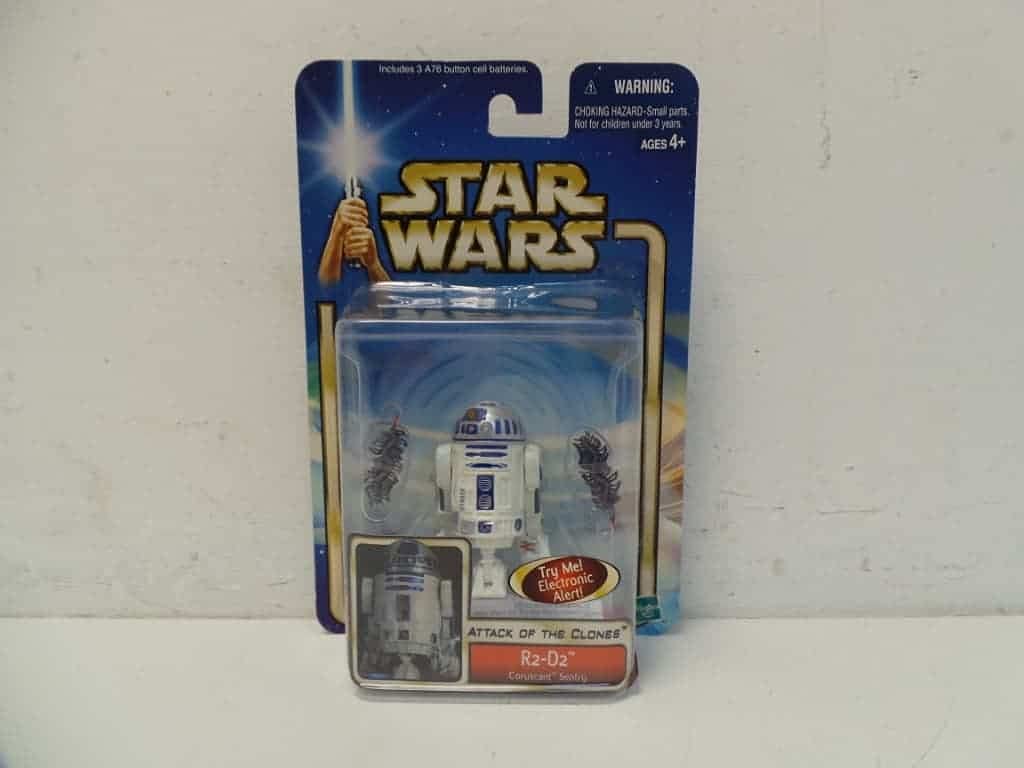 Star Wars Episode 2 R2 D2 Coruscant Sentry With Backdrop