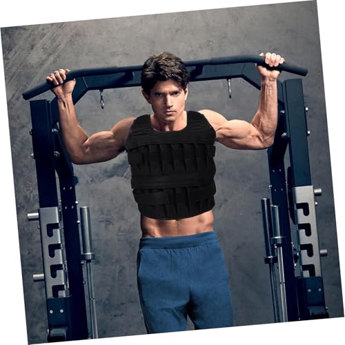 Gilets lestés toile black pour progresser en tractions et tractions - 6