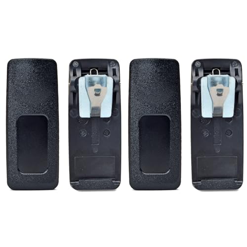 HYSHIKRA PMLN4651 Belt Clip for Motorola Radio XPR3300 XPR3300e XPR3500 XPR3500e XPR7550 XPR7550e XPR7350 XPR7580 XPR7380 XiRP8268 DP3400 DP3600 Radio (4Packs)