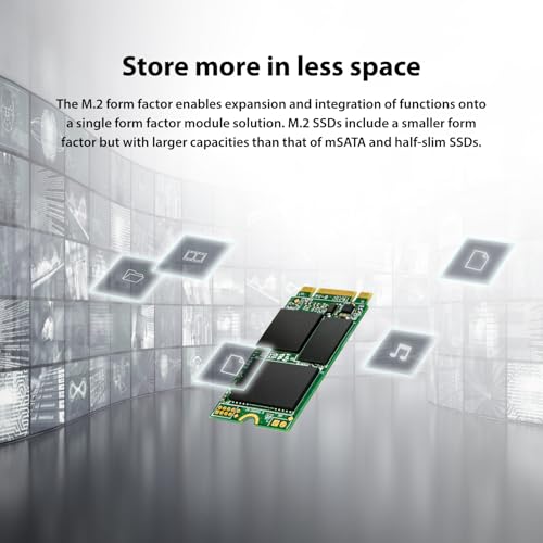 Image of Transcend 512GB M.2 2242 Internal (SSD) Solid State Drive | SATA III 6Gb /s | SSD 430S | 3D NAND | Read /Write - up to 560 /500 MB /s | 280 TBW | 5 Yrs. Warranty | TS512GMTS430S
