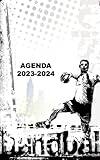 AGENDA 2023 2024: agenda scolaire 2023 2024 handball planificateur journalier 1 page par jour - Organiseur scolaire de septembre 2023 à juillet 2024 pour étudiants, collège, Lycée - Format A5