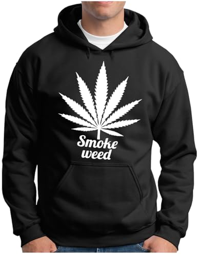 Sweat à capuche homme noir XXXXL pour trouver un pull Kush confortable
