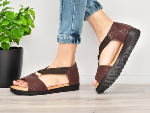 Image of HEALTH FIT Extra Soft Ortho Care Diabetic & Orthopedic Sandal /Doctor Sandal-With Back Support Footwear & stylish for Girl's /Women's