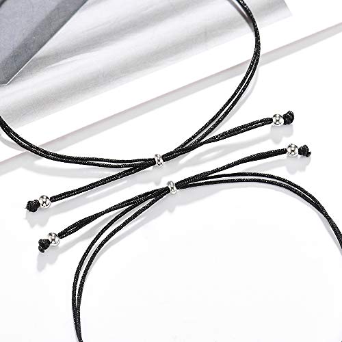 MANVEN Back to school Gift Mother and Daughter Bracelets Set Mommy and Me Heart Matching Wish Bracelets - Seperation Anxiety Present Preschool4