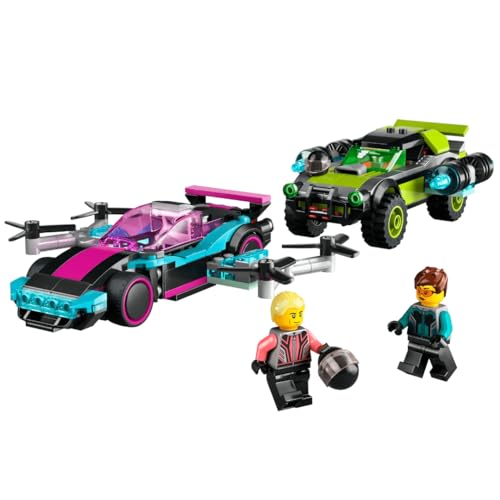 60396 City Modified Race Cars 6+ 359 Pezzi Costruisci 2 fantastiche Auto da Corsa Presenti nel Popolare Gioco 2k Drive, Medio - Lego - Immagine 1