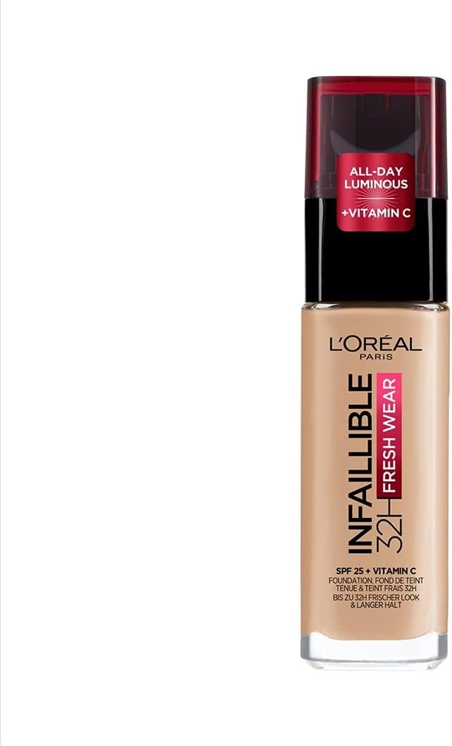 L'ORÉAL PARIS Infaillible 32H Fresh Wear C Vitaminli Fondöten - 145 Rose Beige 30 ml