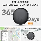 Android Smart Tag, Traceur Lot de 4, Fonctionne avec l’app Google Localiser (Uniquement Android), Équipé d'un Étui de Protection, IP68 Imperméable, pour Les clés/Portefeuilles/Valises, Noir - 6