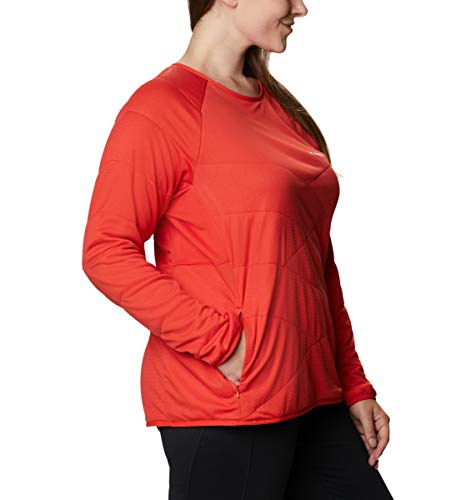 Columbia Women's Parkdale Point Insulated Crew, Bold Orange, Large #TOP6