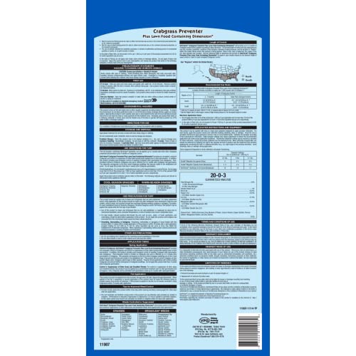Fertilome (11907) Crabgrass Preventer Plus Lawn Food w/Dimension 20-0-3 (16 lbs.)