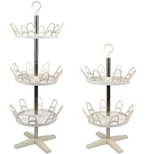 VAIPI 2 Sets Revolving Shoe Rack 360-Degree Rotating Shoe Rack - Want ...