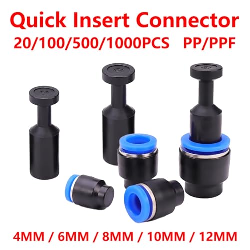 Conector de sello de ajuste a presión PPF-16 para accesorios neumáticos de nailon 4