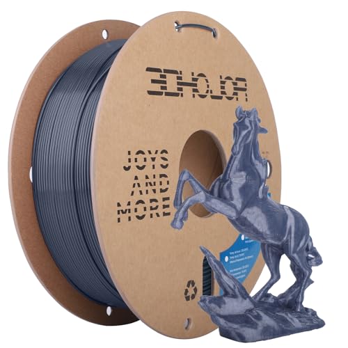 PETG Filament 1.75mm, PETG 3D Printing Filament, 2.2 LBS (1KG) Cardboard Spool, Fit Most FDM 3D Printer, Transparent Grey Petg-transparent Grey