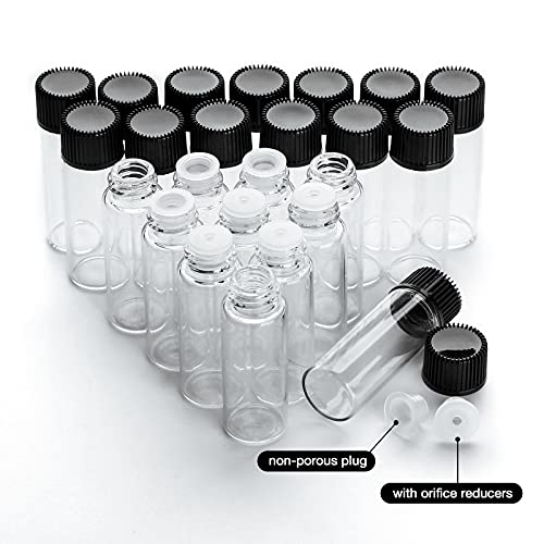 24 x 5 ml piccole fiale di vetro campione, flacone...