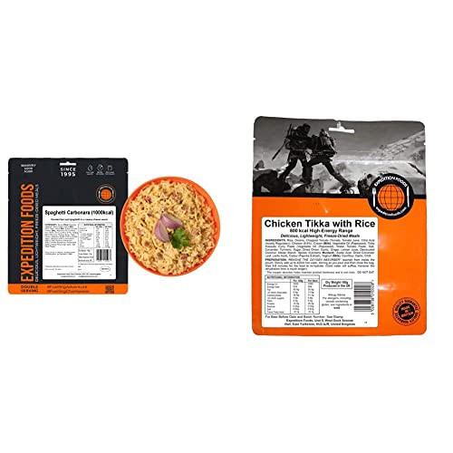 EXPEDITION FOODS expeditionfoods.com Food Spaghetti Carbonara (1000kcal) -Freeze Dried Meal