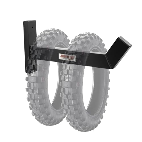 Extreme Max Wall-Mount Aluminum Dirt Bike Tire Hook