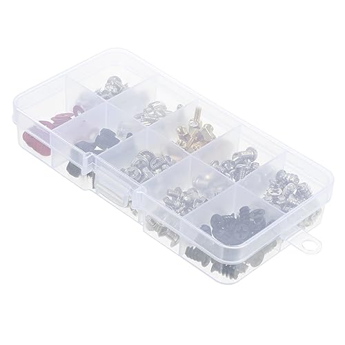 Housoutil 1 Set Screw Kit for Computer Assembly Flat Head Cap Screws for Motherboard Chassis Power Supply Hard Disk and Fan Installation Durable Easy to Use